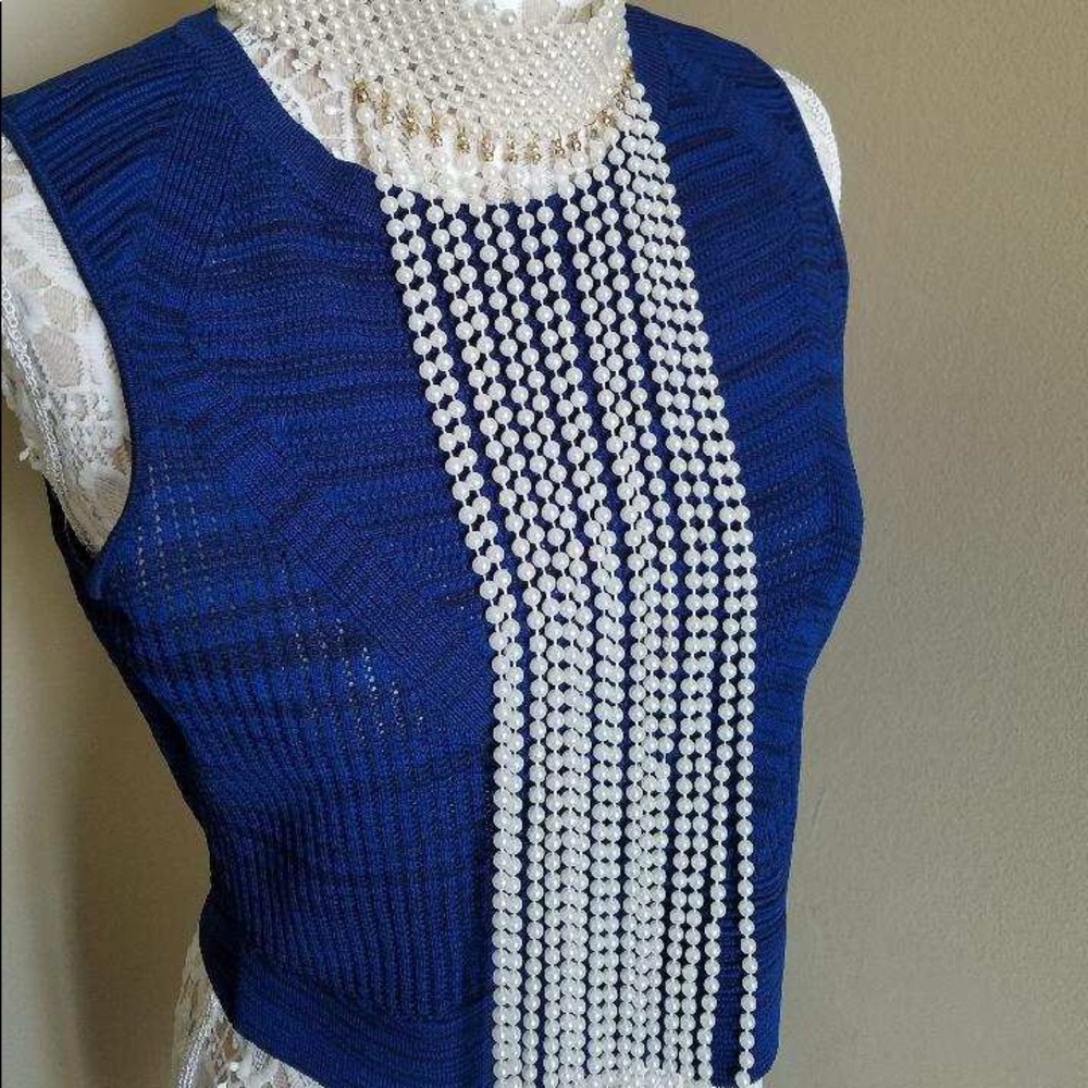 Blue Rachel Roy Knitted Top